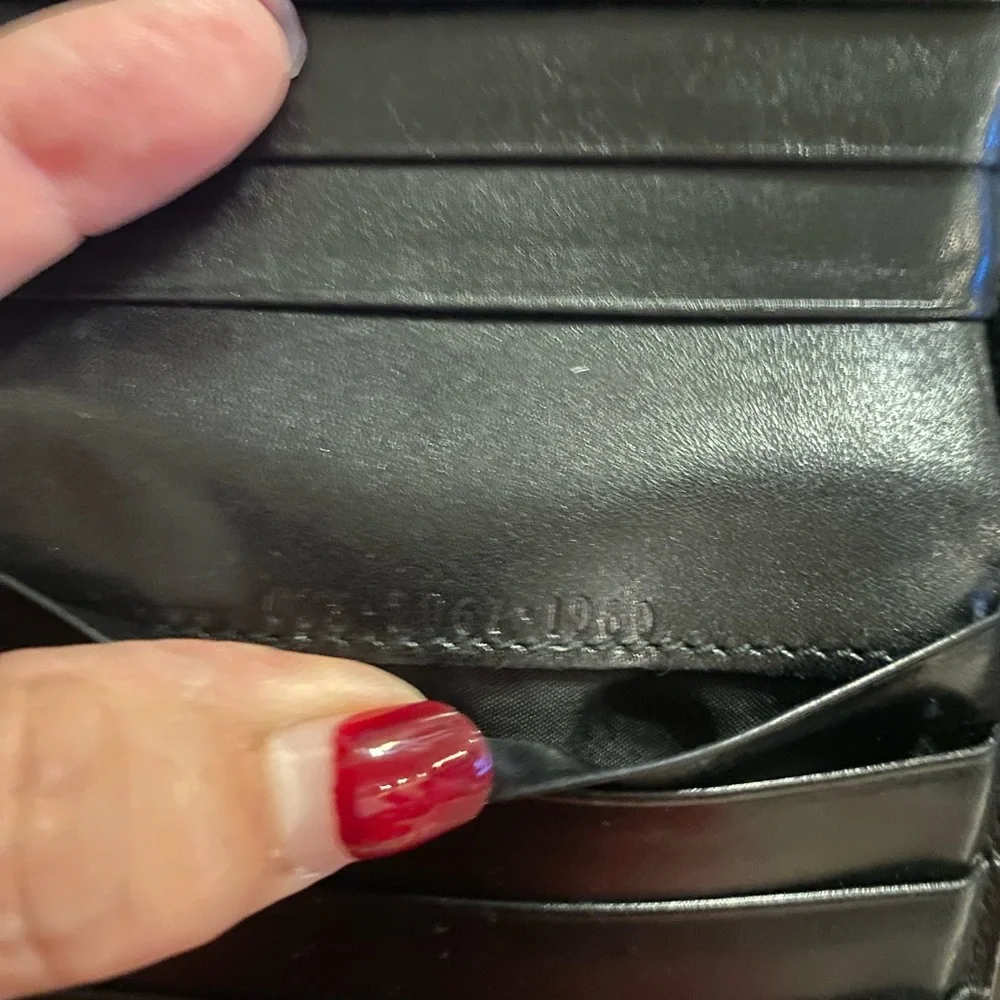 Gucci - VINTAGE - GUC - Black Leather Bifold Wallet - Tom Ford Era - Unisex